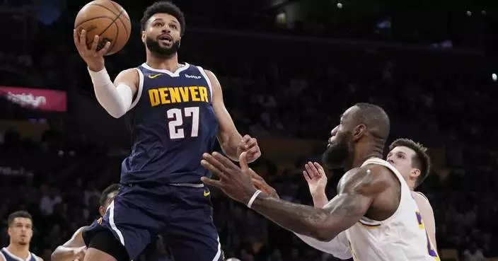 Nuggets point guard Jamal Murray starts Game 5 against Lakers despite strained left calf