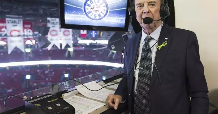 Bob Cole, the voice of hockey in Canada for a half-century, dies at 90