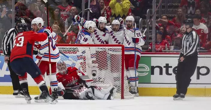 Rangers finish off sweep of the Capitals, move on to the 2nd round of the NHL playoffs