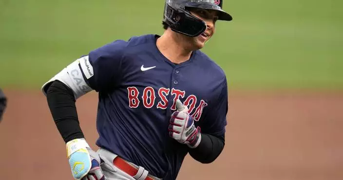 Red Sox 1B Triston Casas out indefinitely with broken rib suffered on hard swing at plate