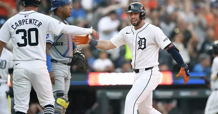 Matt Vierling&#8217;s 3-run homer highlights 5-run outburst in 7th inning as Tigers beat Royals 6-5