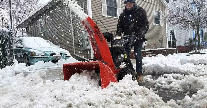 Cleanup begins as spring nor&#8217;easter moves on. But hundreds of thousands still lack power