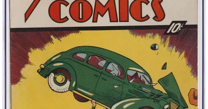 Rare copy of comic featuring Superman&#8217;s first appearance sells for $6 million at auction