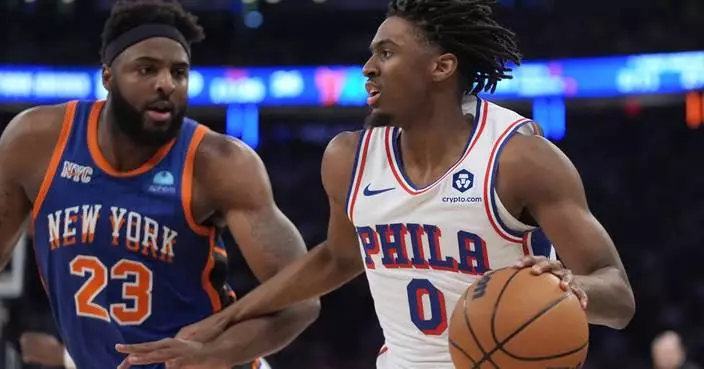 Tyrese Maxey saves Sixers from elimination with huge finish in OT win that cuts Knicks&#8217; lead to 3-2