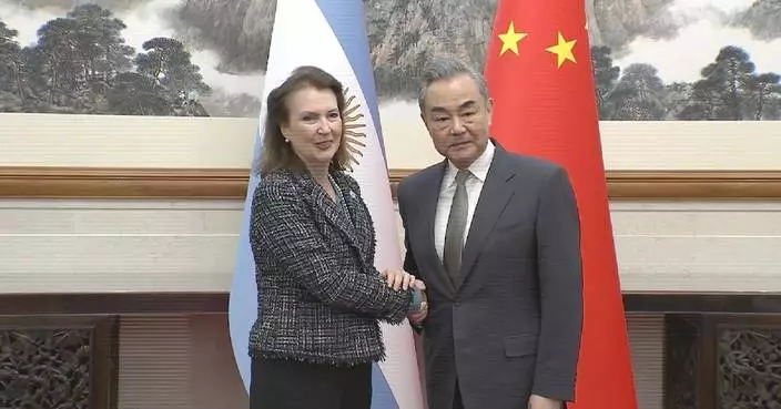 Top Chinese diplomat holds talks with Argentina's foreign minister