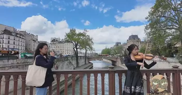 Vlogger explores vibrancy of Chinese culture in Paris