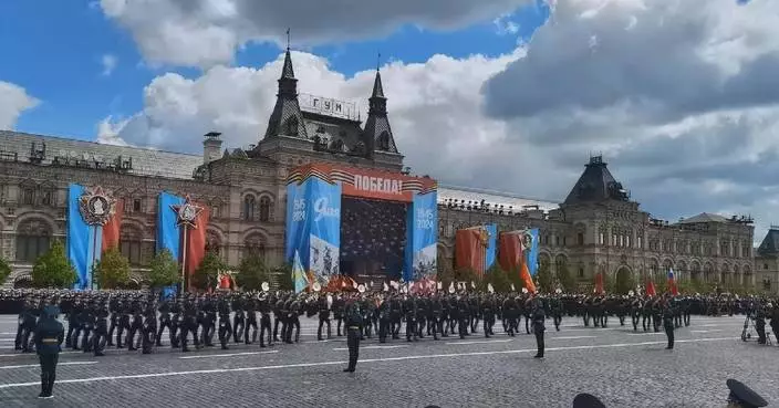 Russia holds final rehearsal for Victory Day parade