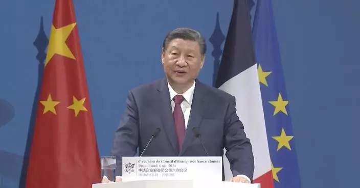 Xi addresses closing ceremony of 6th meeting of China-France Business Council