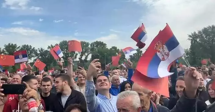 Serbs welcome President Xi to Belgrade