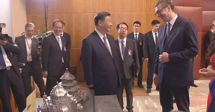 Xi presents Serbian president with special gift signifying strong ties