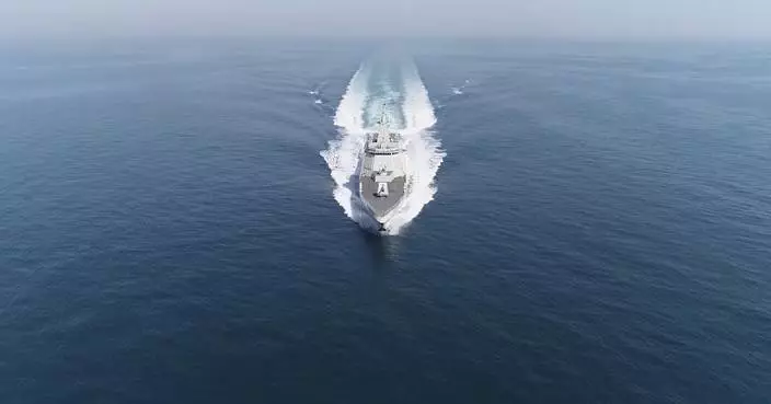 PLA navy stages training courses in South China Sea