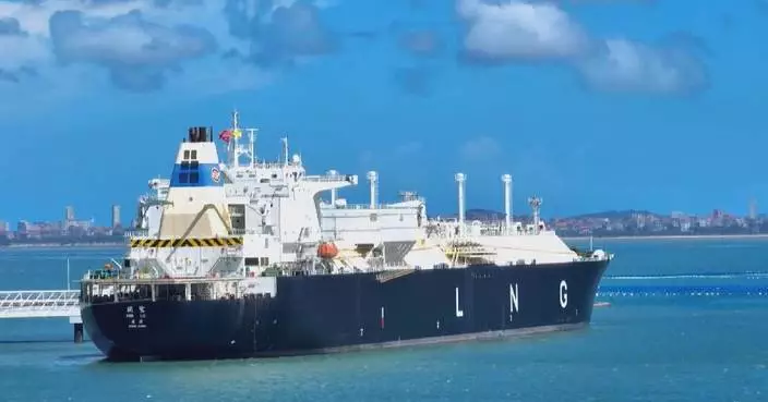 China's largest liquefied gas carrier delivered in Shanghai