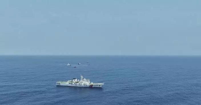 China Coast Guard acts against unlawful Philippine presence near Huangyan Island in South China Sea