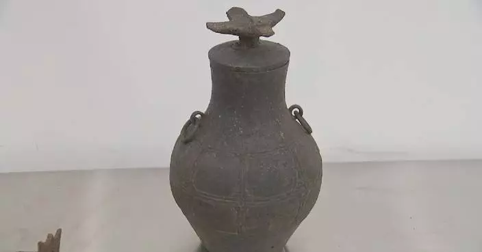 Newly-unearthed cultural relics from Wuwangdun Tomb surprise archaeologists