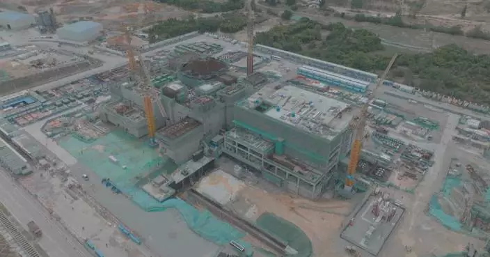 Main control room of world's first commercial modular small nuclear reactor on land goes into operation