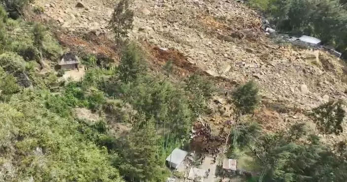 Rescue efforts continue in remote Papua New Guinea village following massive landslide