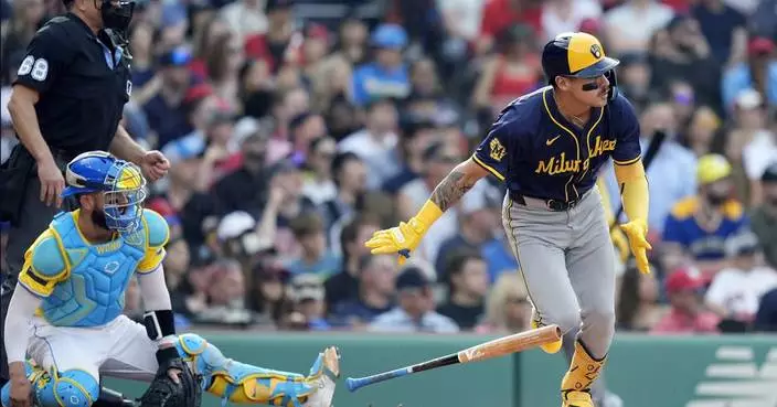 Joey Ortiz's 2-run double caps big 3rd, Brewers beat Boston 6-3 after holding Sox hitless through 6