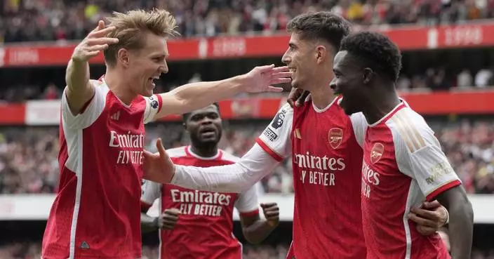 Arsenal is taking the Premier League title race to the wire after extending winning streak