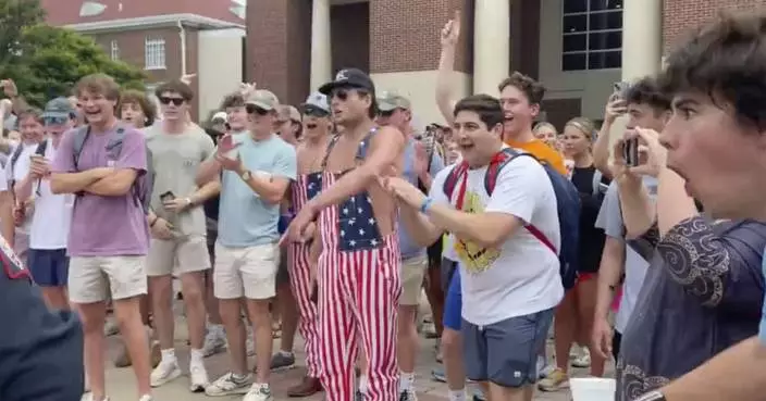 Fraternity says it removed member for &#8216;racist actions&#8217; during Mississippi campus protest