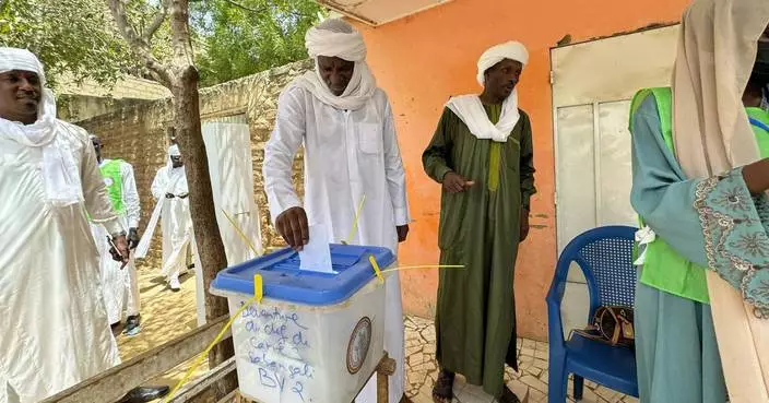 Chad's military ruler declared winner of presidential election, while opposition disputes the result