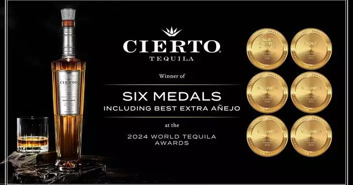 Cierto Tequila Wins Six Medals, Including Best Extra Añejo, at the 2024 World Tequila Awards