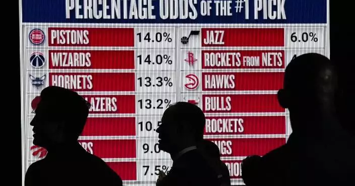 Hawks win NBA lottery in year where there&#8217;s no clear choice for No. 1 pick