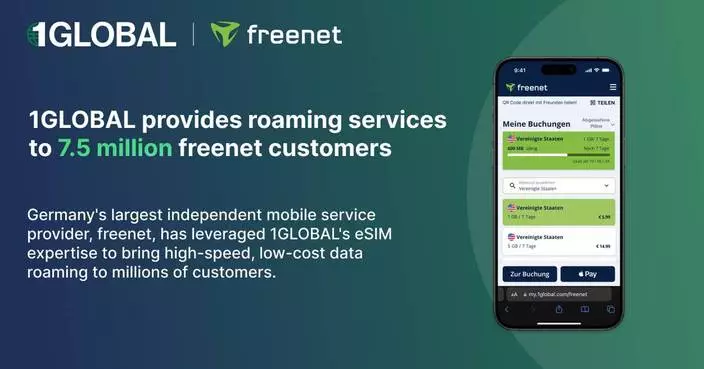 freenet Leverages 1GLOBAL eSIM Infrastructure to Launch Own Roaming Service