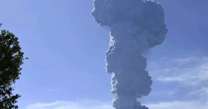 Indonesia&#8217;s Mount Ibu erupts, spewing thick ash and dark clouds into the sky