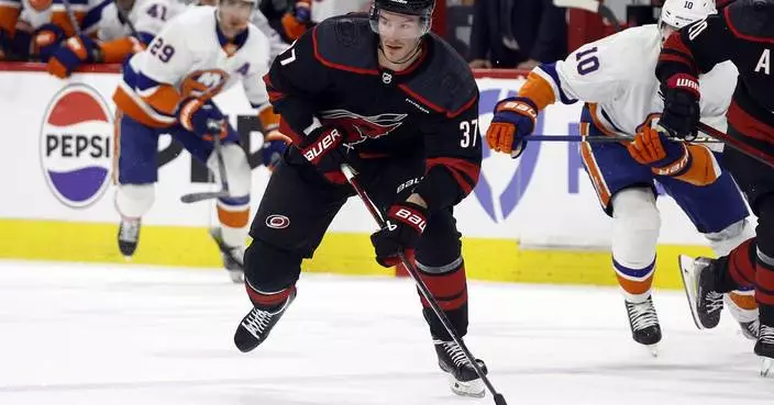 The Carolina Hurricanes missed Andrei Svechnikov in last year's NHL playoffs. He's back as 'a force'