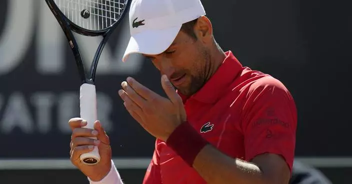 Djokovic follows Nadal to early exit at Italian Open in first match after being hit by water bottle