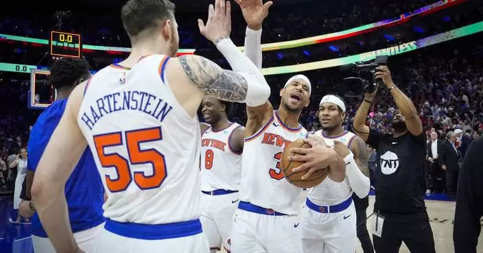 Knicks bank on trio of Villanova stars to advance to 2nd round of East playoffs