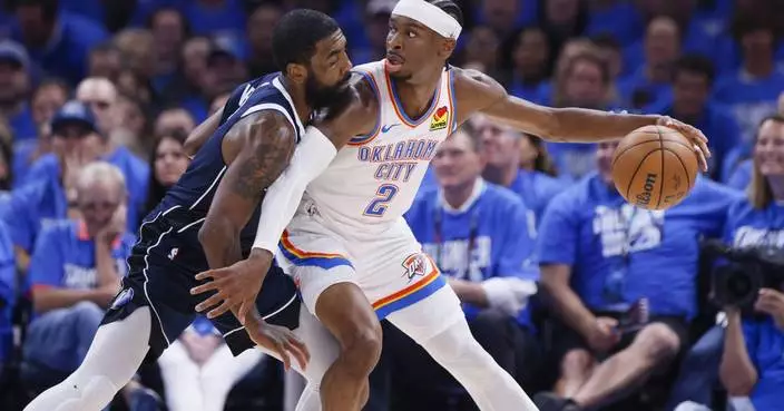 Gilgeous-Alexander has 29 points to help Thunder roll past Mavericks in Game 1 of West semifinals