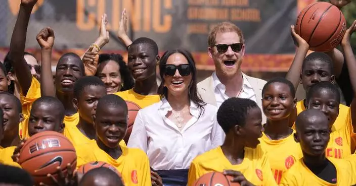 Nigeria's fashion and dancing styles are in the spotlight as Harry and Meghan visit Lagos