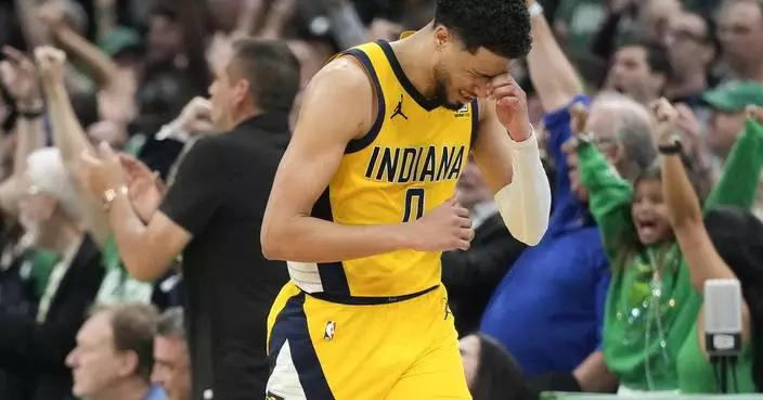 Pacers' Haliburton will miss Game 3 of the Eastern Conference finals because of a hamstring injury