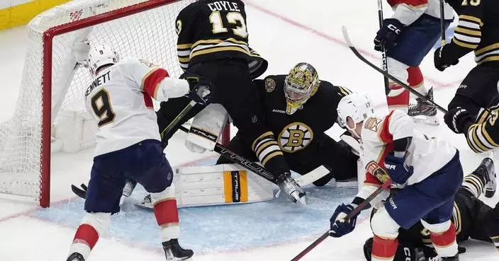Panthers rally from 2-goal deficit, beat Bruins 3-2 and take 3-1 lead in East semifinal series