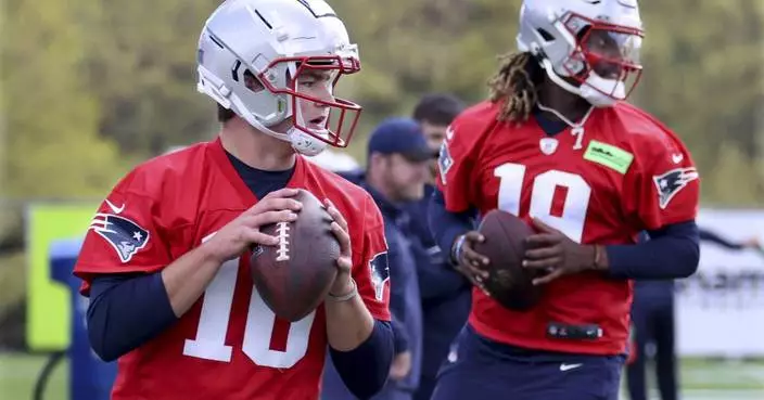 Patriots’ No. 3 draft pick Drake Maye wraps up first taste of NFL workouts at rookie minicamp