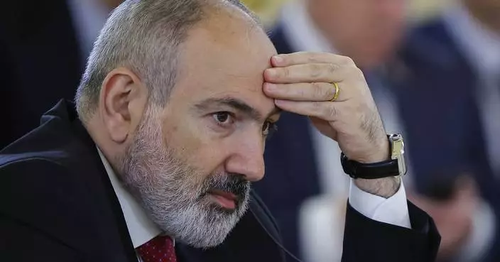 Armenia's prime minister talks with Putin in Moscow while allies' ties are under strain