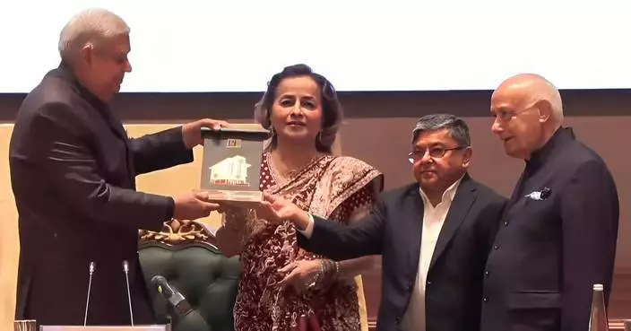Dr. Bina Modi, Chairperson and Managing Director, of Godfrey Phillips India Honoured for Outstanding Contributions to Corporate Social Responsibility by the Vice President of India