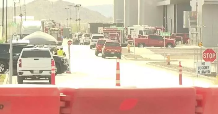 Driver killed in incident at Arizona facility that is being built by a Taiwanese semiconductor giant