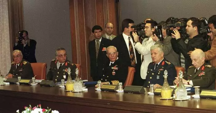 Turkey's Erdogan pardons elderly generals imprisoned over 1997 'postmodern coup'