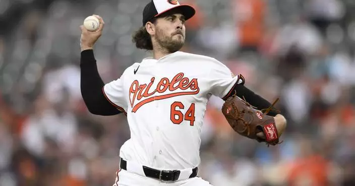 Kremer pitches Orioles past Yankees for 4-2 victory   that opens 1-game AL East lead