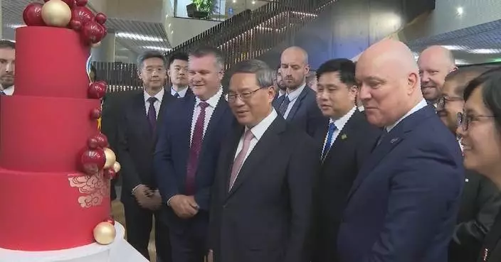 Chinese Premier, New Zealand PM visit Fonterra headquarters