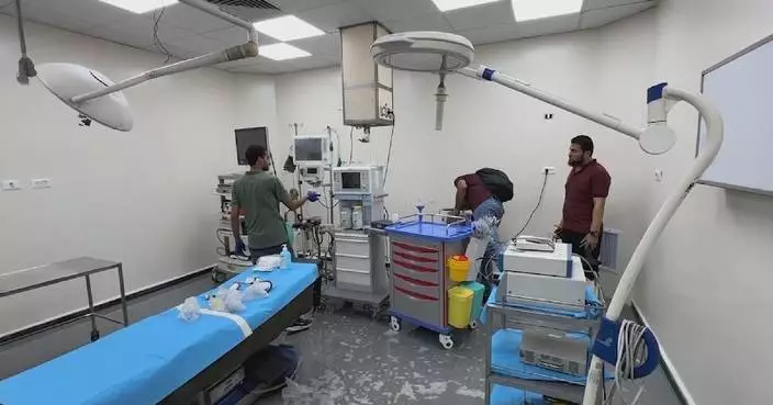 Major Gaza hospital partially repaired from war destruction