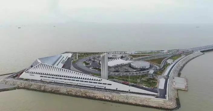 Two main artificial islands become hubs on Shenzhen-Zhongshan Link