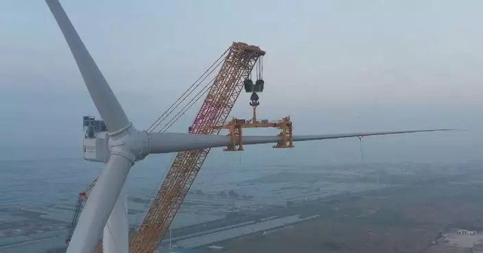 China completes installation of 18-megawatt offshore wind turbine