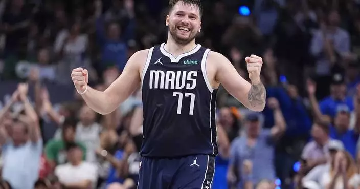 Doncic scores 29, Mavericks roll past the Celtics 122-84 to avoid a sweep in the NBA Finals