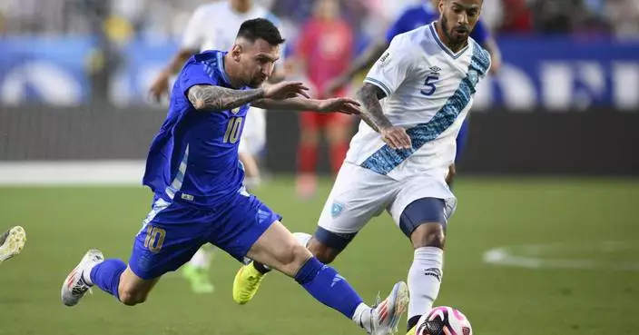 Messi scores twice in return to Argentina lineup in 4-1 win over Guatemala