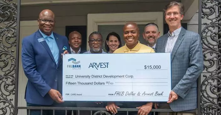 Arvest Bank and the Federal Home Loan Bank of Dallas Celebrate $15K Donation to Assist Affordable Housing Nonprofit
