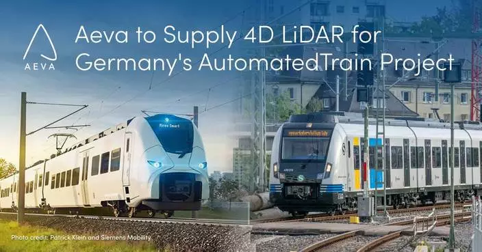 Digitale Schiene Deutschland Selects Aeva to Supply LiDAR for the AutomatedTrain Project