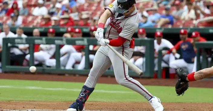 Kelenic, thriving in leadoff spot, has 3 hits, home run as Braves top Cards 6-2 in twinbill opener